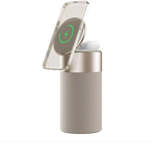 3 in 1 Draadloze oplader en Bluetooth Speaker voor Iphone Samsung - Villeso